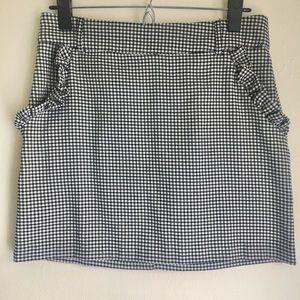 Forever 21 Mini Skirt Black/White